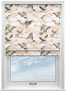 Flyway, Blush - Roman Blind